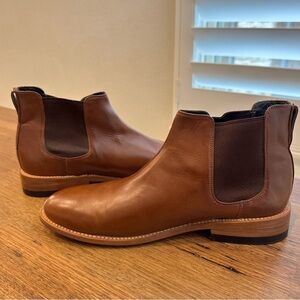 Nisolo Men's Marco Everyday Chelsea Boot Brown Leather - Size 8.5